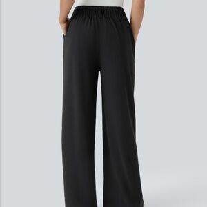 Halara Flex High Waisted Pocket Wide Leg Waffle Work Pants